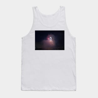 Fireworks competition at night Tank Top